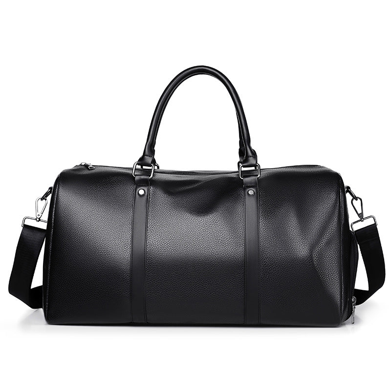 Elegant Leather Weekender Bag