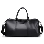 Elegant Leather Weekender Bag