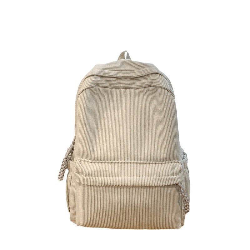 Corduroy Textured Backpack