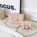 Ladies elegant wrist bag with coordinated mini wallet