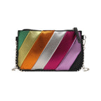 Colorful Metallic Chic Crossbody Bag