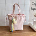 WoDrawstring Utility Tote Bag