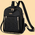 Stylish Quilted Nylon Backpack Calm Wears