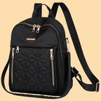 Stylish Quilted Nylon Backpack Calm Wears