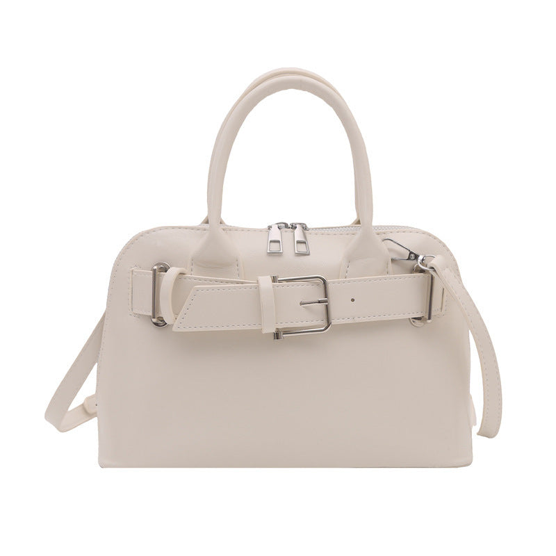 Structured Double Handle Handbag