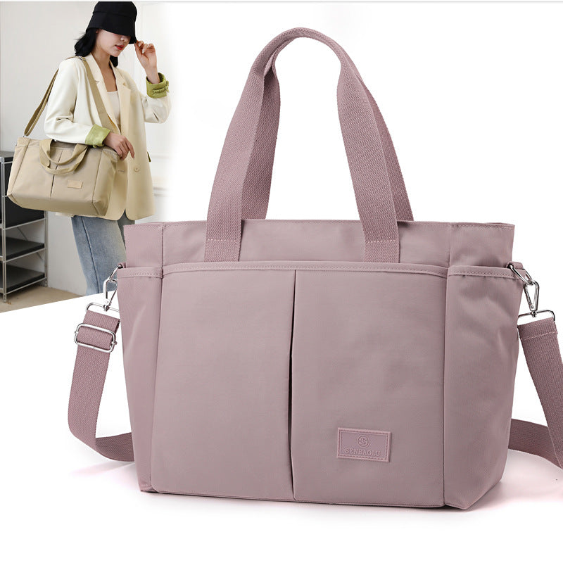 Women Multifunctional Tote Bag-https://detail.1688.com/offer/1007562742123.html-Calm Wears-Light Lilac-S-Calm Wears
