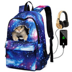 Cat-Themed Adventure Backpack