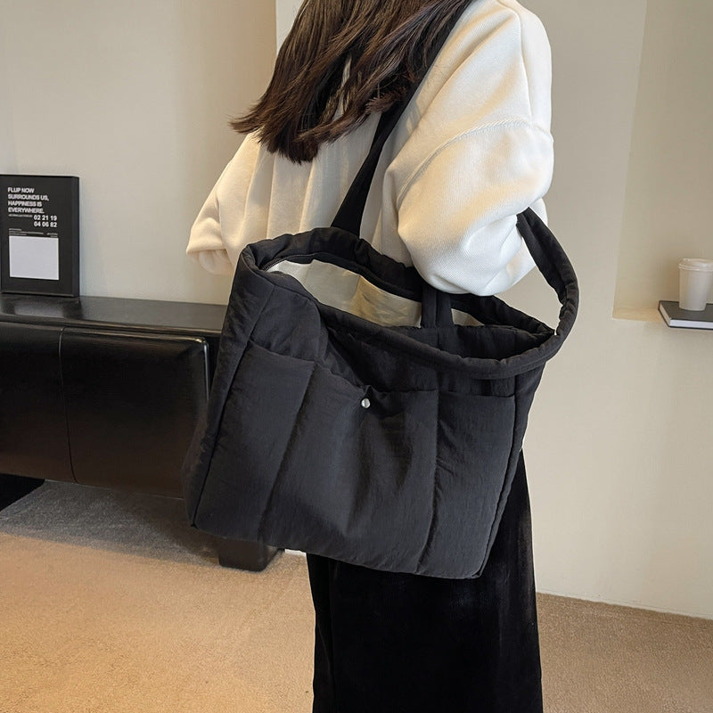 Quilted Multi-Functional Tote Bag Calm Wears