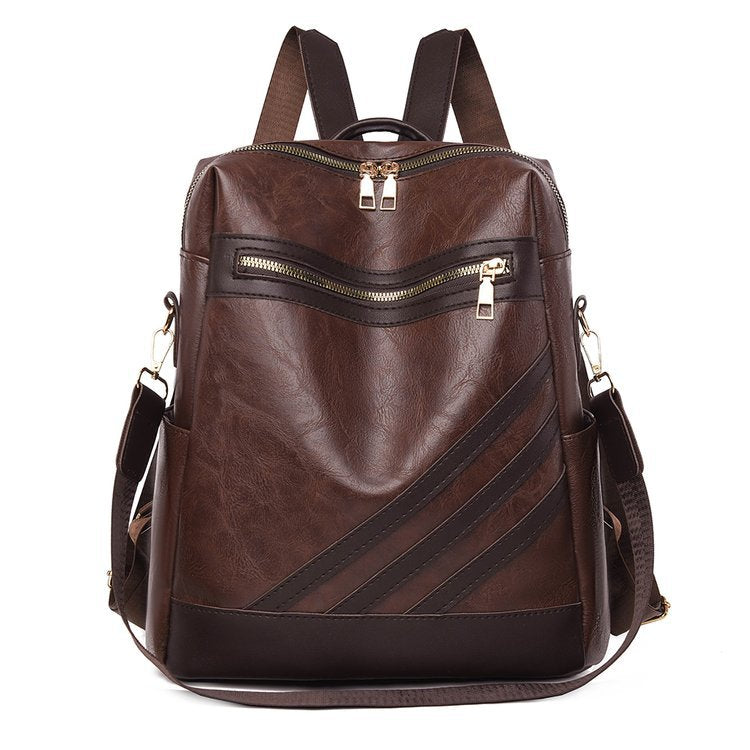 Fashionable Leather Backpack Calm Wears