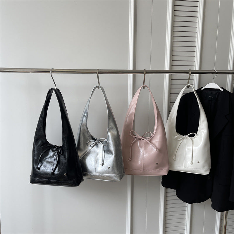 Chic Drawstring Hobo Bag