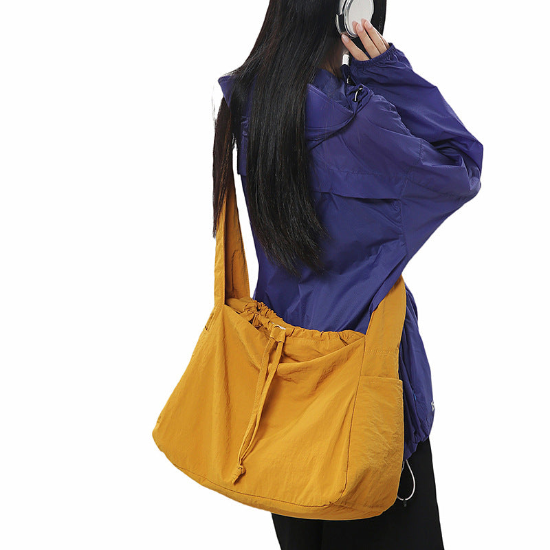 Lightweight Drawstring Shoulder Bag Calm Wears