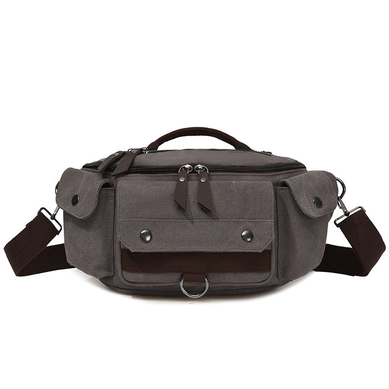 Durable Canvas Utility Crossbody Bag
