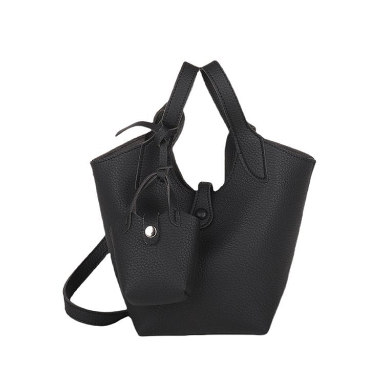 Ladies' tote bag with detachable mini organizer-https://detail.1688.com/offer/924685708787.html-Calm Wears-Black-Size: One size-Calm Wears