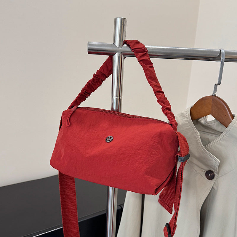Versatile Crushable Fabric Crossbody Bag
