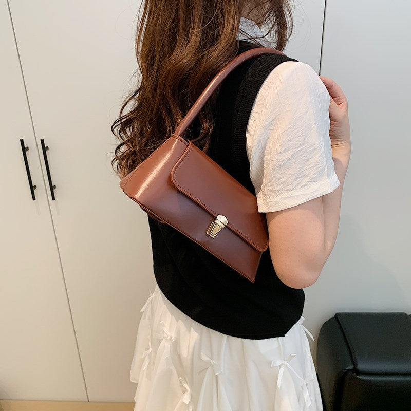 Structured Top Handle Handbag