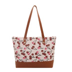 Playful Printed Canvas Tote Bag