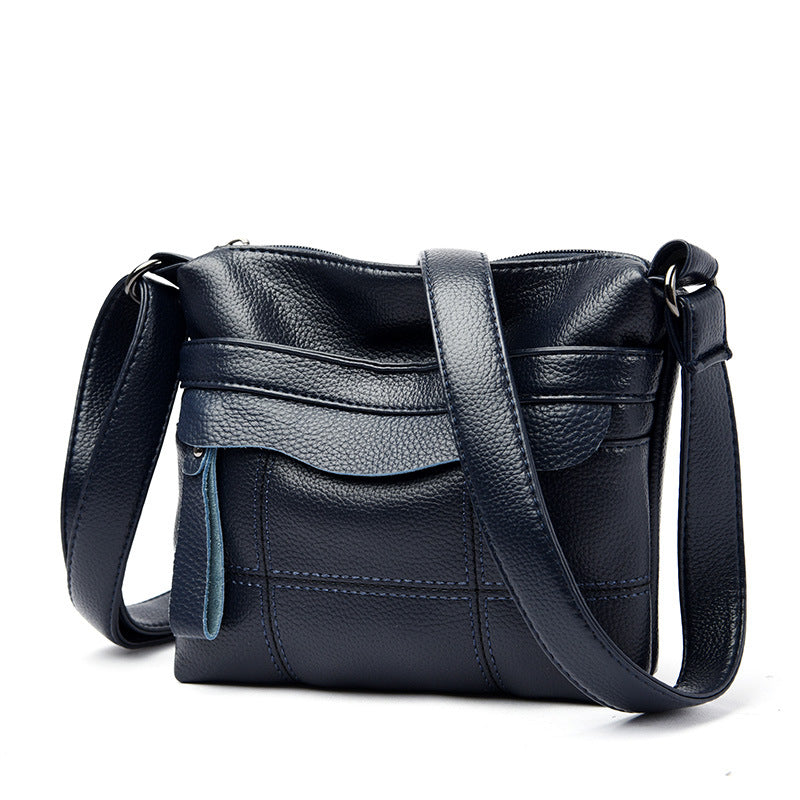 Functional Leather Crossbody Bag