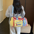 Playful Graphic Sports Duffle Bag