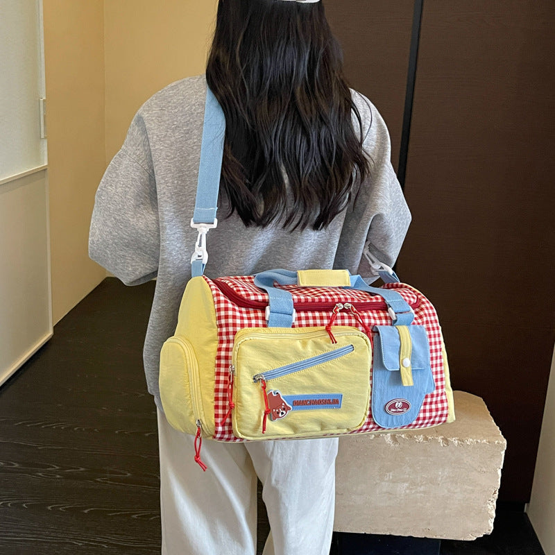 Playful Graphic Sports Duffle Bag