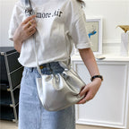 Chic Pleated Handheld Bag