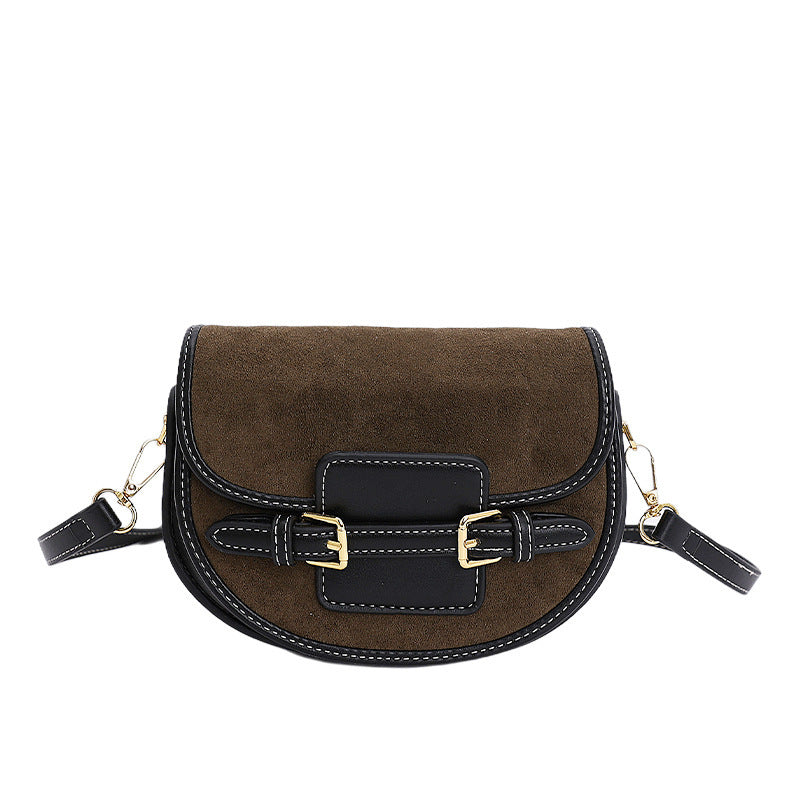 Women's shoulder bag made of high-quality suede with elegant chain closure-https://detail.1688.com/offer/975353583702.html-Calm Wears-Green-nothing-Calm Wears