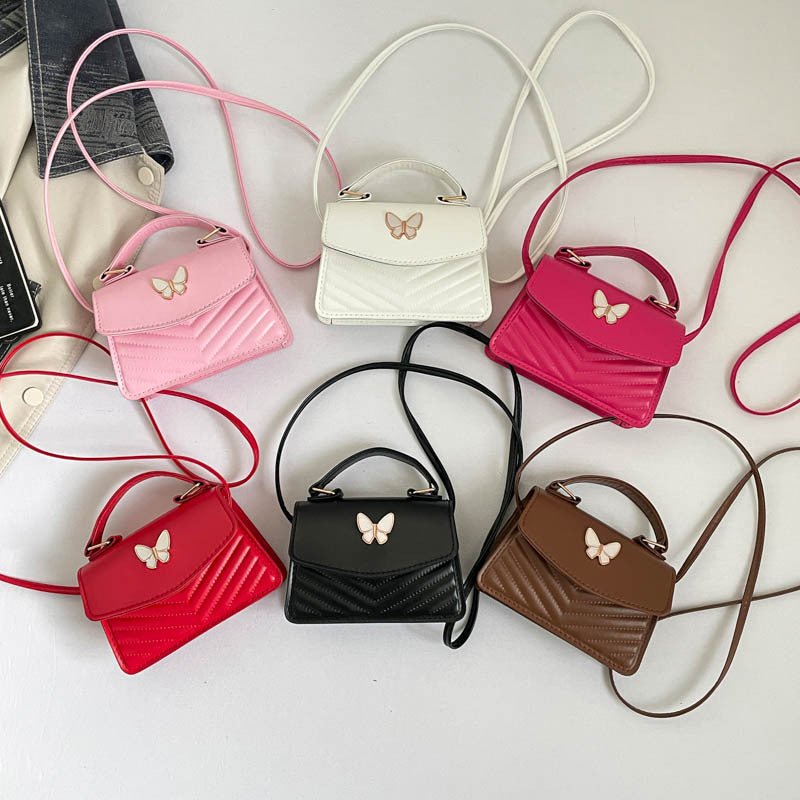 WoChic Mini Handbag with Elegant Butterfly Accent