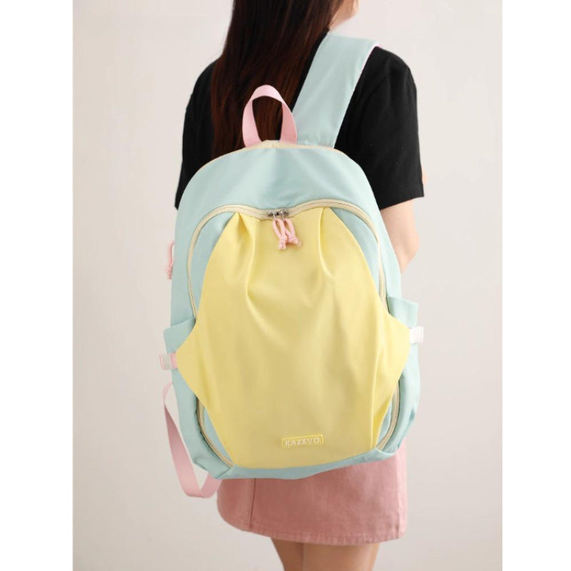 Fun-Themed Multi-Pocket Backpack Calm Wears