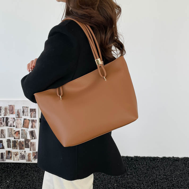 Ladies elegant tote bag with high-quality carrying handles and practical compartments-https://detail.1688.com/offer/1029530264707.html-Calm Wears-Braun-nothing-Calm Wears