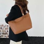 Ladies elegant tote bag with high-quality carrying handles and practical compartments-https://detail.1688.com/offer/1029530264707.html-Calm Wears-Braun-nothing-Calm Wears