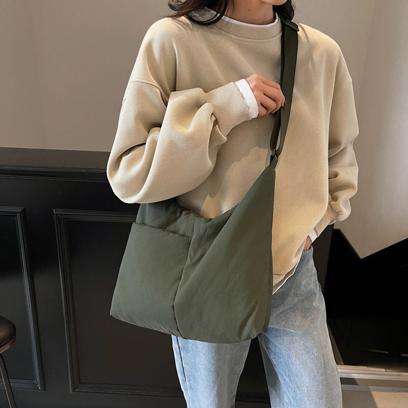 Casual Slouchy Shoulder Bag Calm Wears