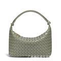 Braided Vegan Leather Shoulder Bag