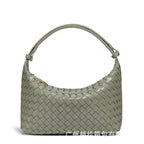 Braided Vegan Leather Shoulder Bag