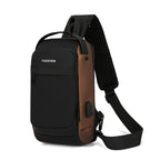 Crossbody Sling Bag with Multi-Functional Compartments