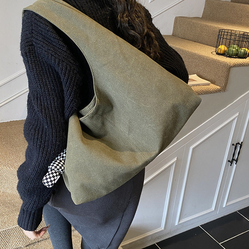 Women's fashionable tote bag with innovative carrying opening-https://detail.1688.com/offer/1008632173104.html-Calm Wears-Beige-Size: without pendant-Calm Wears