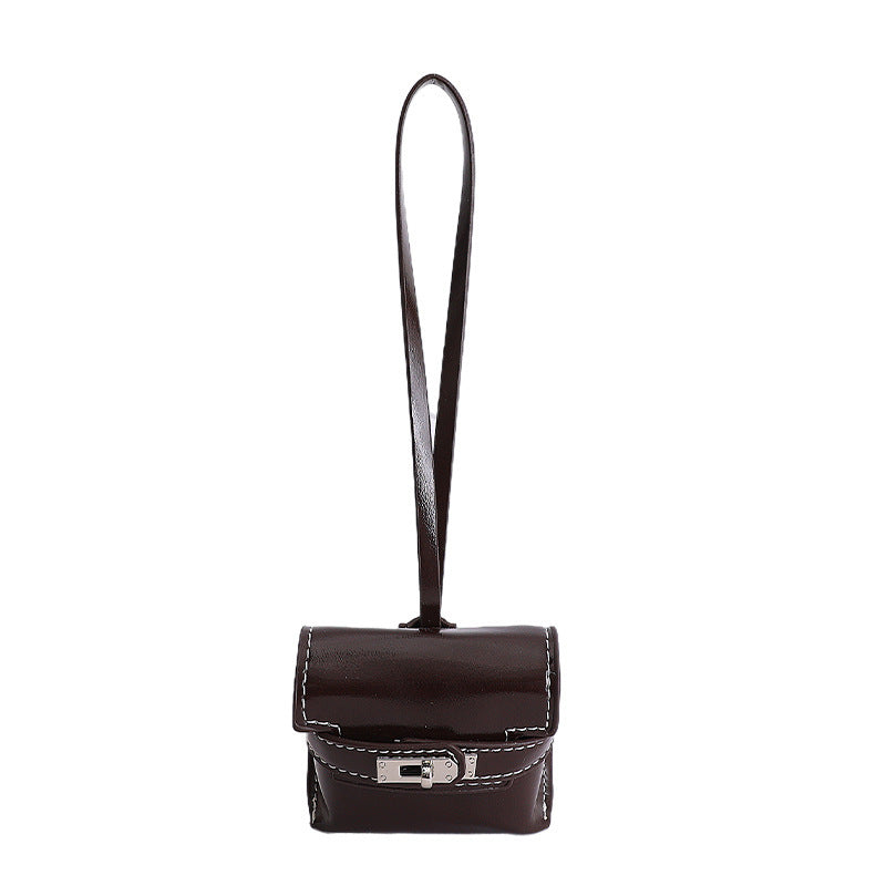 Ladies mini handbag made of high-quality artificial leather with playful closure-https://detail.1688.com/offer/1035477171862.html-Calm Wears-Braun-nothing-Calm Wears