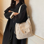 Versatile Multi-Pocket Shoulder Bag