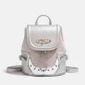 Fashionable Crocodile-Embossed Mini Backpack
