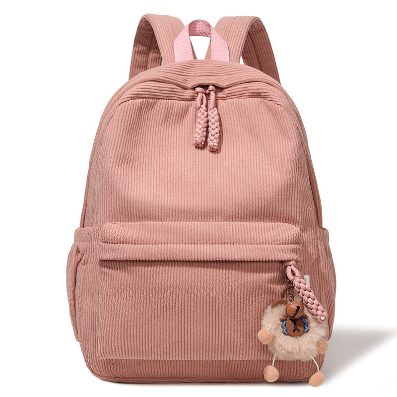 Cute Corduroy Backpack