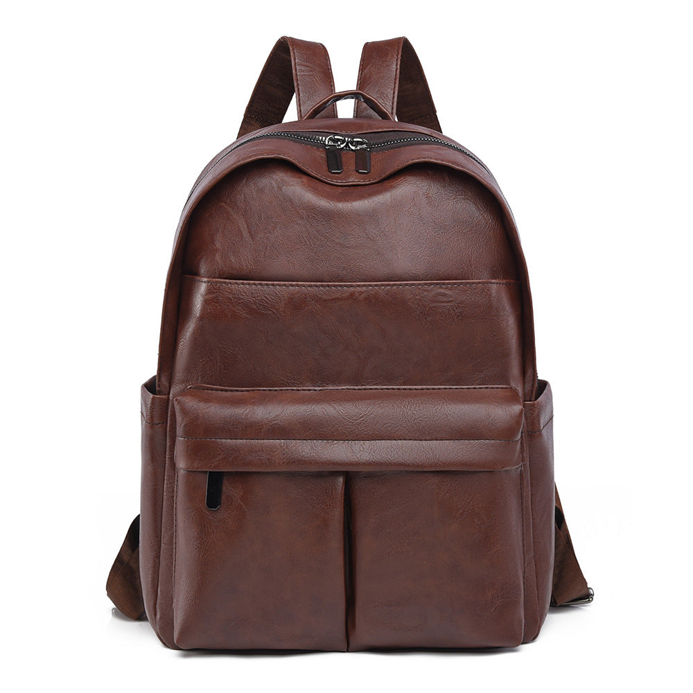 Premium Leather Laptop Backpack Calm Wears