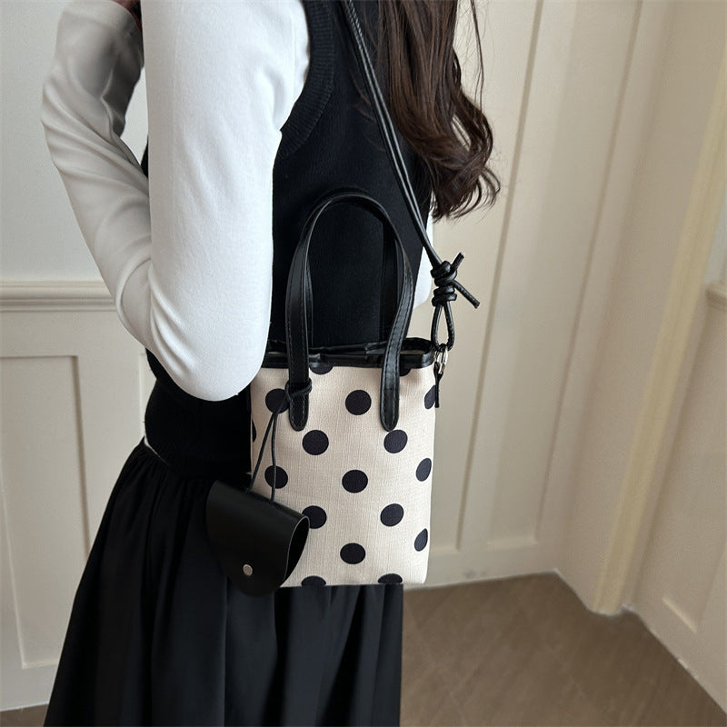 WoChic Polka Dot Tote Bag