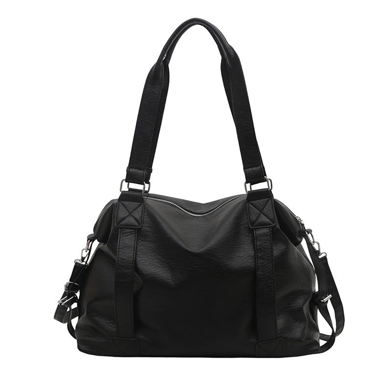 Luxurious Faux Leather Travel Tote Bag