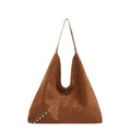 Unique Textured Suede Hobo Bag