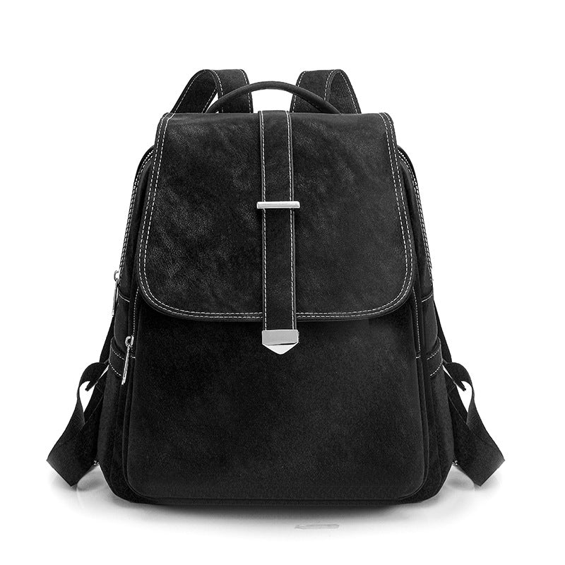 Stylish Faux Leather Backpack