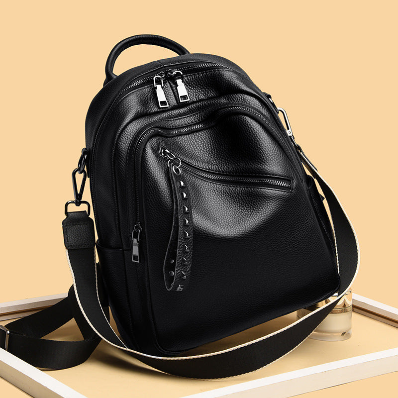 Stylish and Versatile Leather Backpack