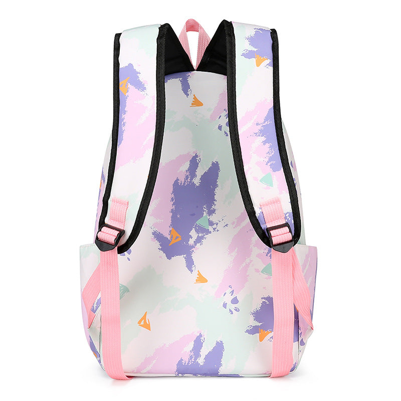 Backpack set with insulated lunchbox and practical case