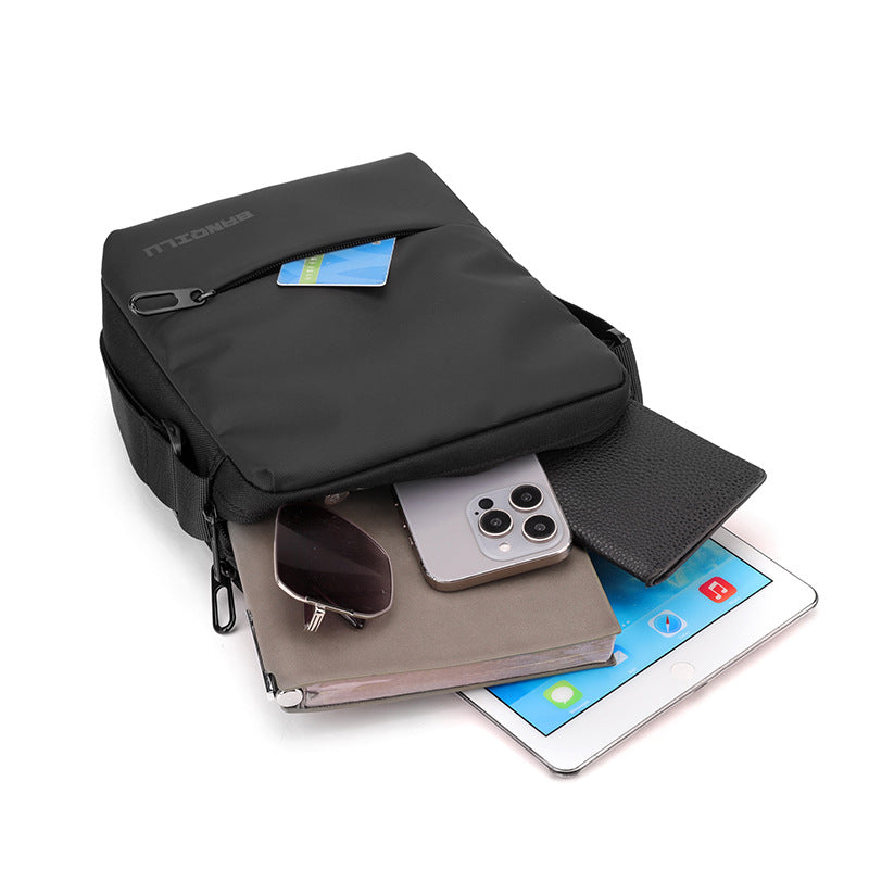Waterproof Structured Messenger Bag