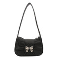 Elegant Bow Accent Shoulder Bag