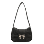 Elegant Bow Accent Shoulder Bag