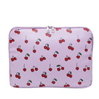 Playful Cherry Print Laptop Sleeve