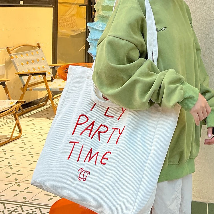 Shopping bag made of high-quality cotton cord